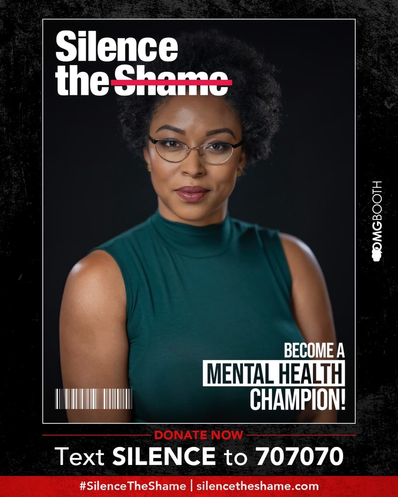 Silence the Shame campaign frame from a past participant